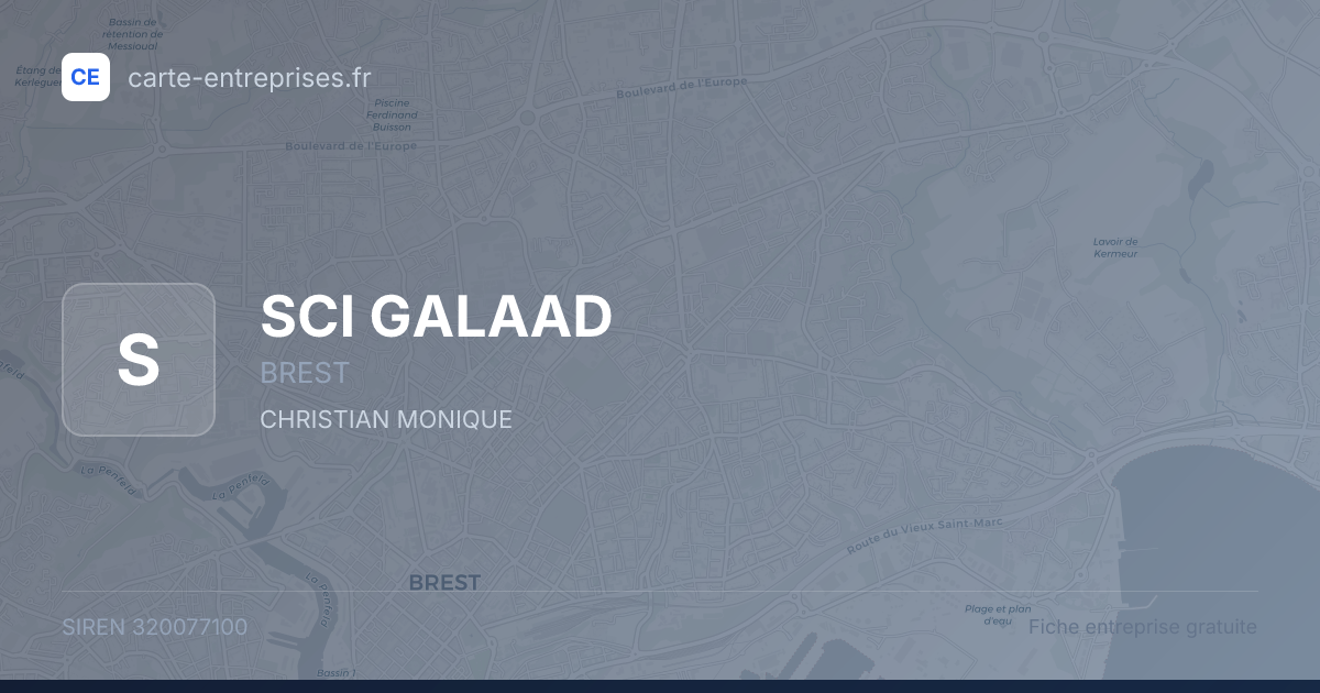 SCI GALAAD — 320077100 — fiche entreprise