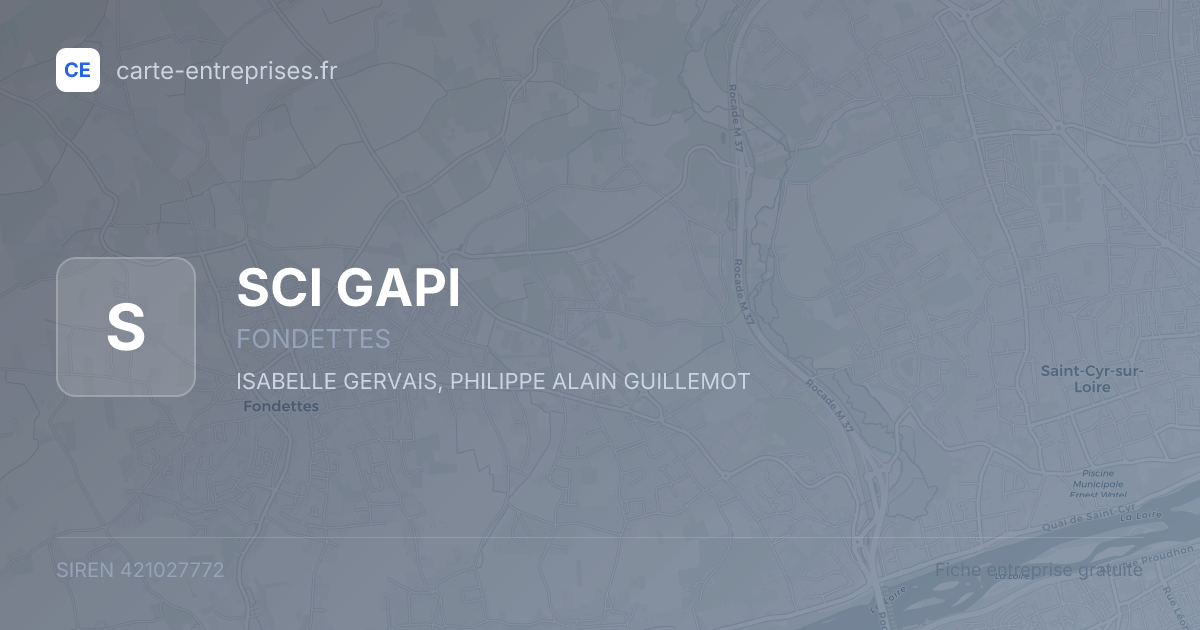 SCI GAPI — 421027772 — fiche entreprise