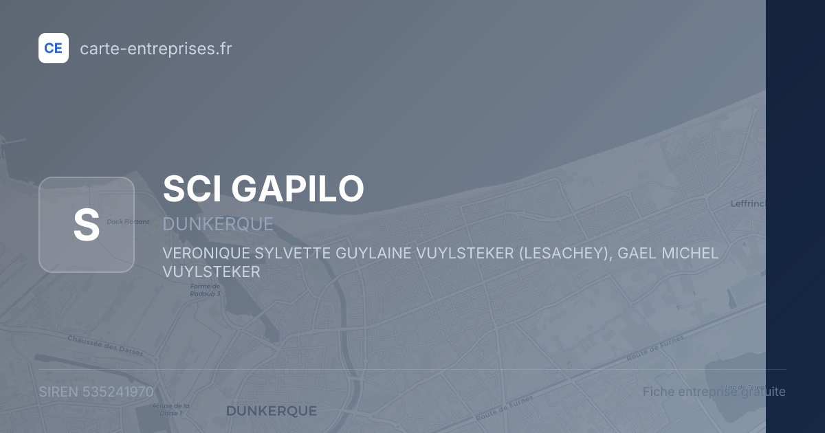 SCI GAPILO — 535241970 — fiche entreprise