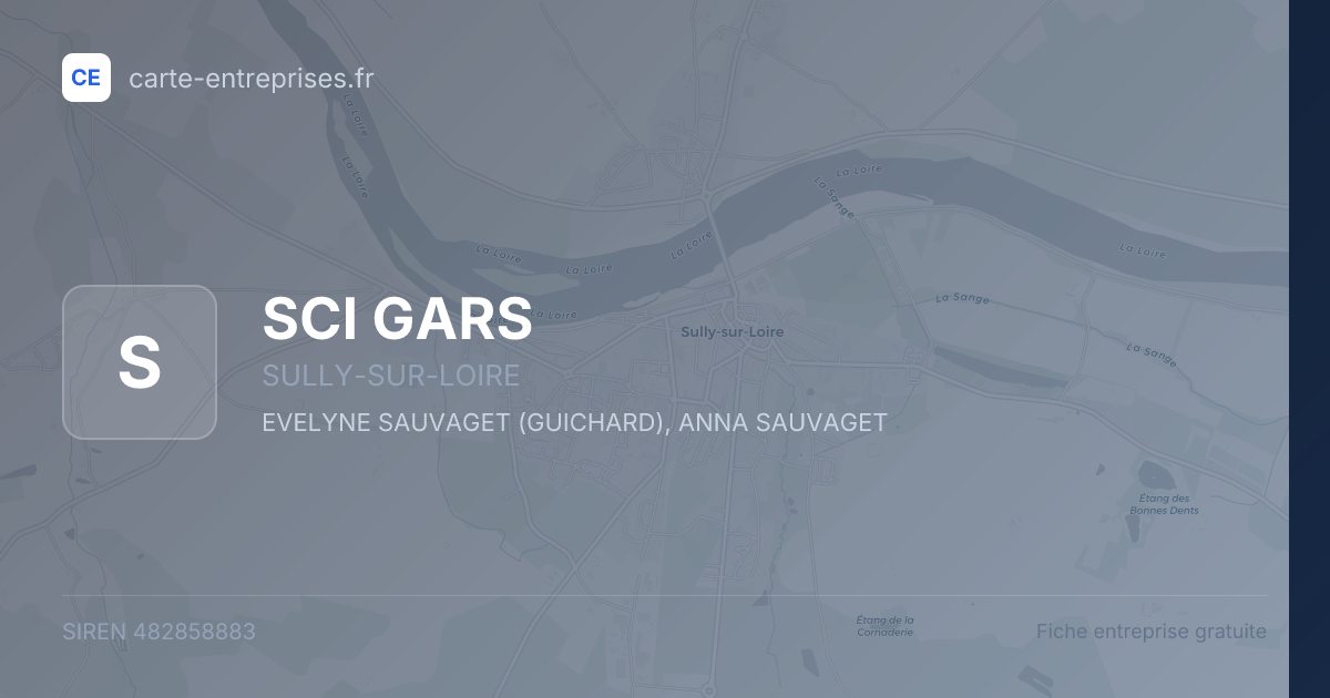 SCI GARS — 482858883 — fiche entreprise