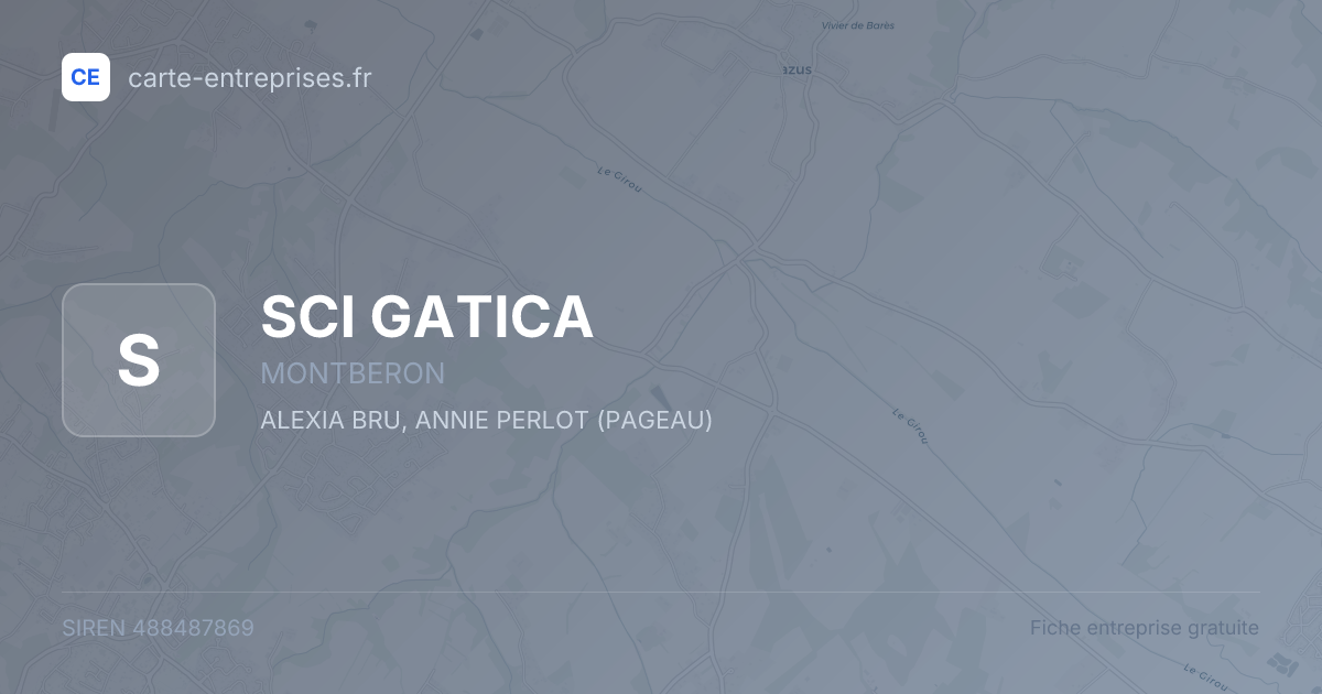 SCI GATICA — 488487869 — fiche entreprise