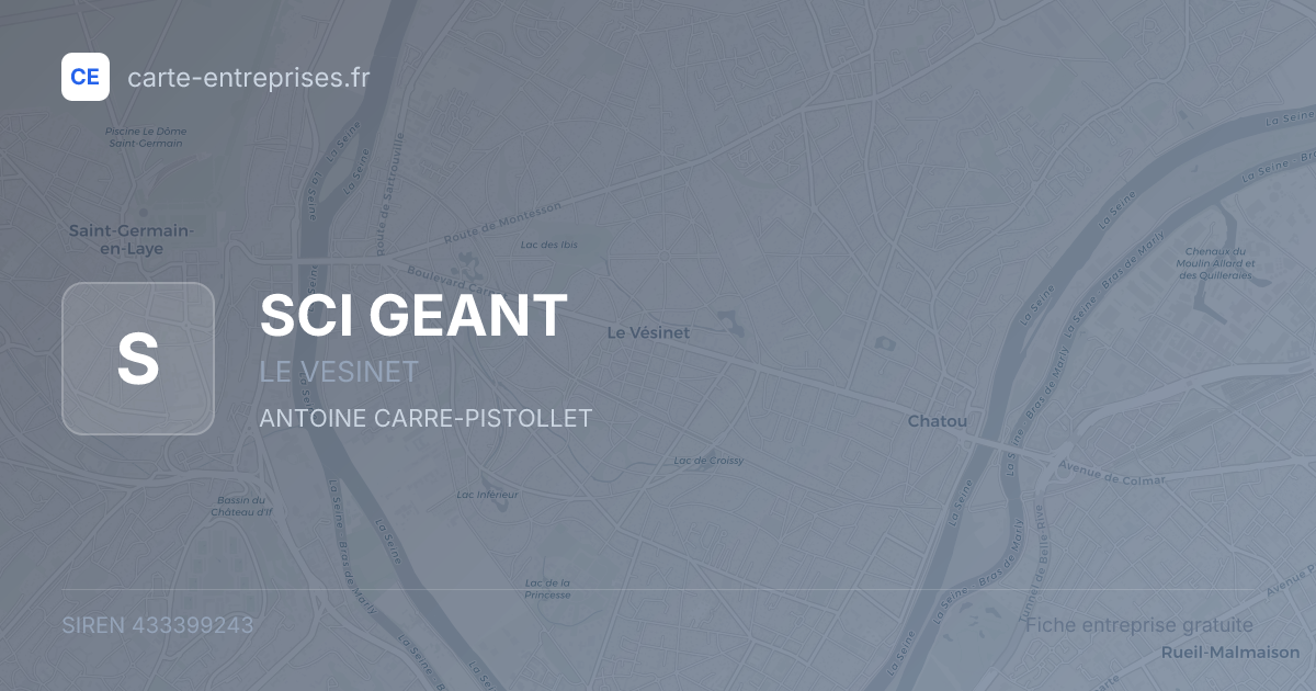 SCI GEANT — 433399243 — fiche entreprise