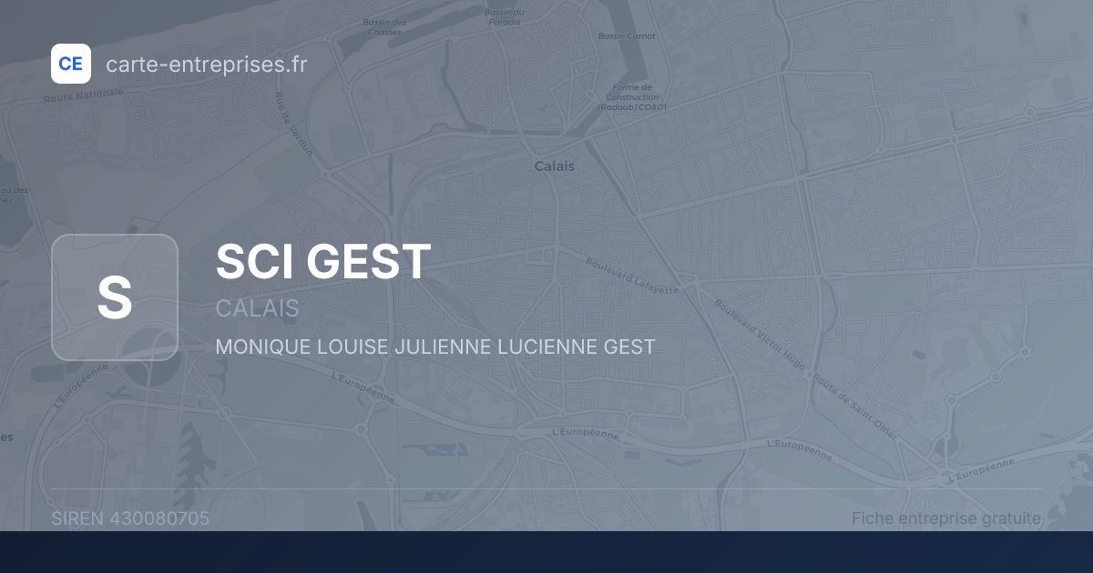 SCI GEST — 430080705 — fiche entreprise
