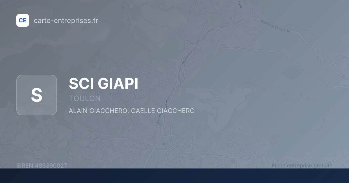 SCI GIAPI — 483390027 — fiche entreprise