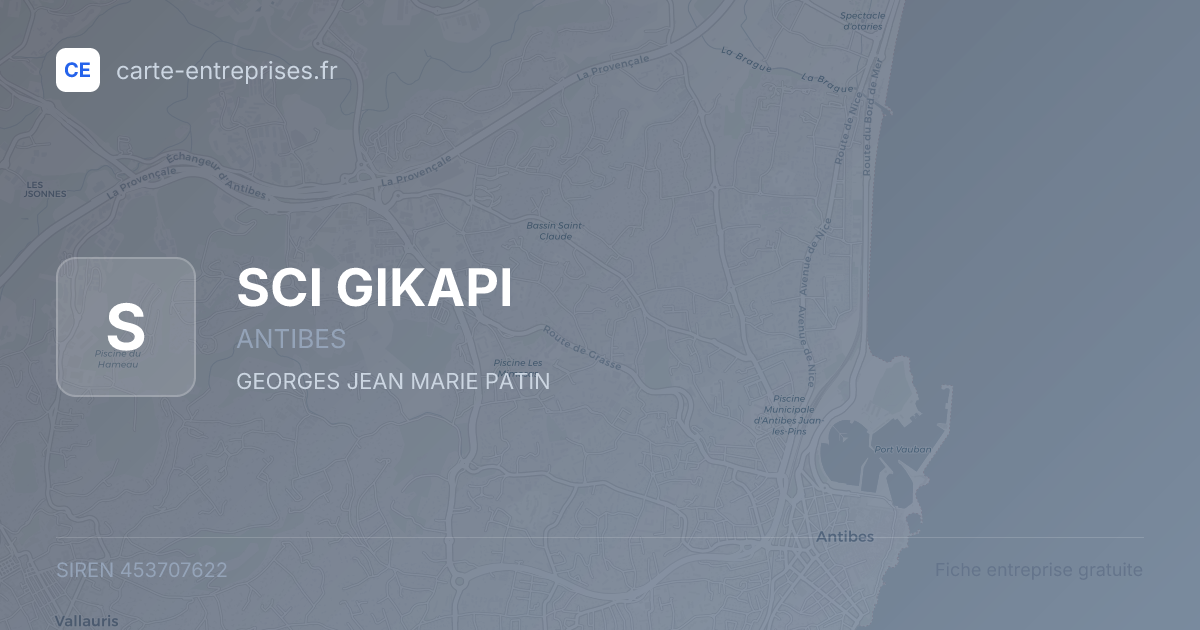 SCI GIKAPI — 453707622 — fiche entreprise