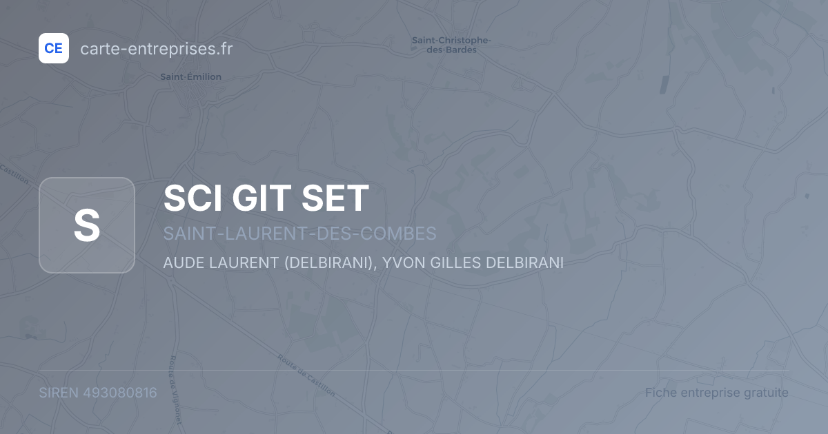 SCI GIT SET — 493080816 — fiche entreprise