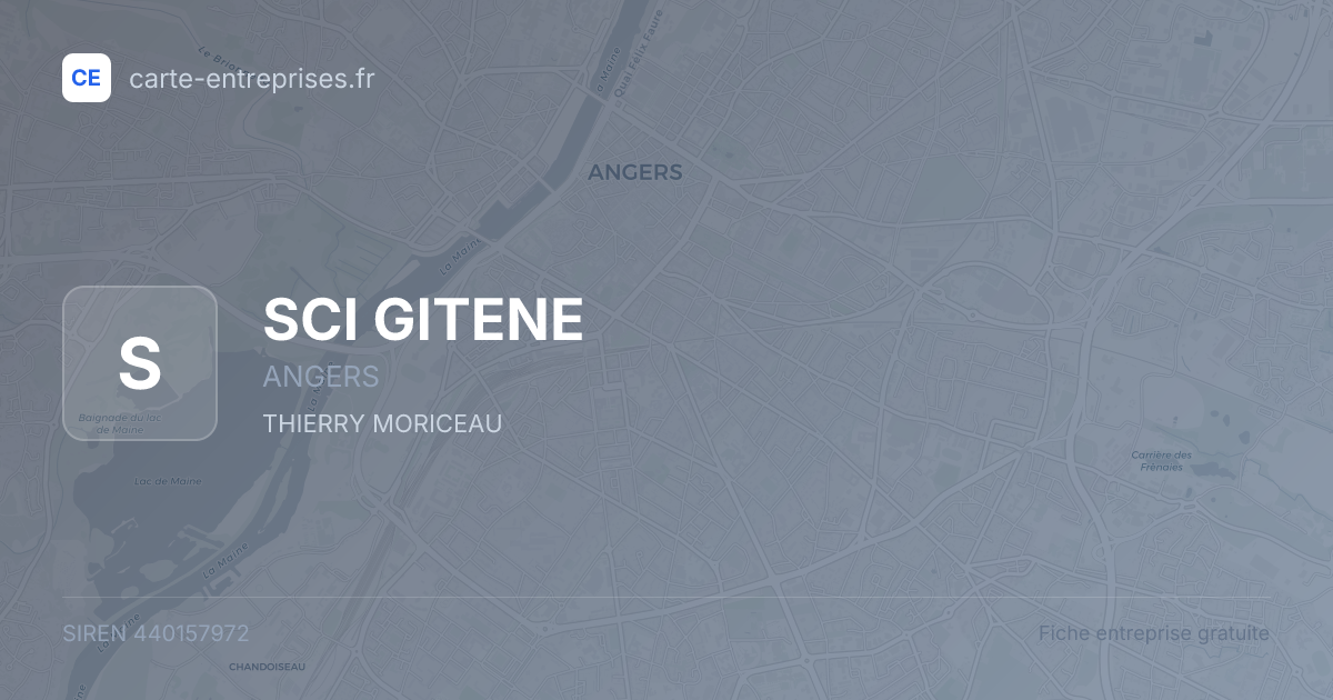 SCI GITENE — 440157972 — fiche entreprise