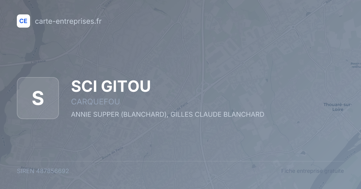 SCI GITOU — 487856692 — fiche entreprise
