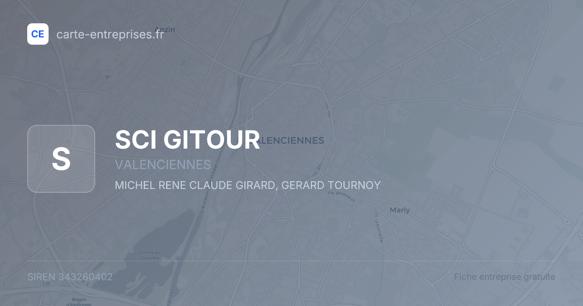 SCI GITOUR — 343260402 — fiche entreprise