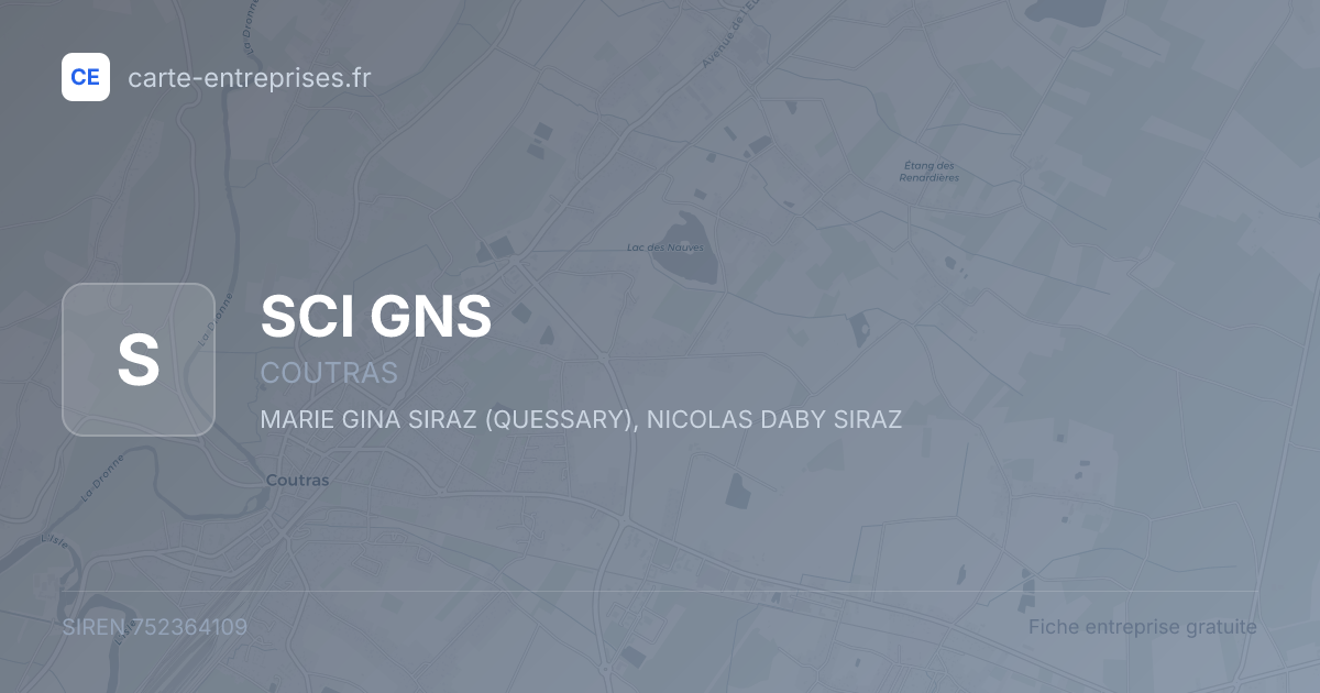 SCI GNS — 752364109 — fiche entreprise