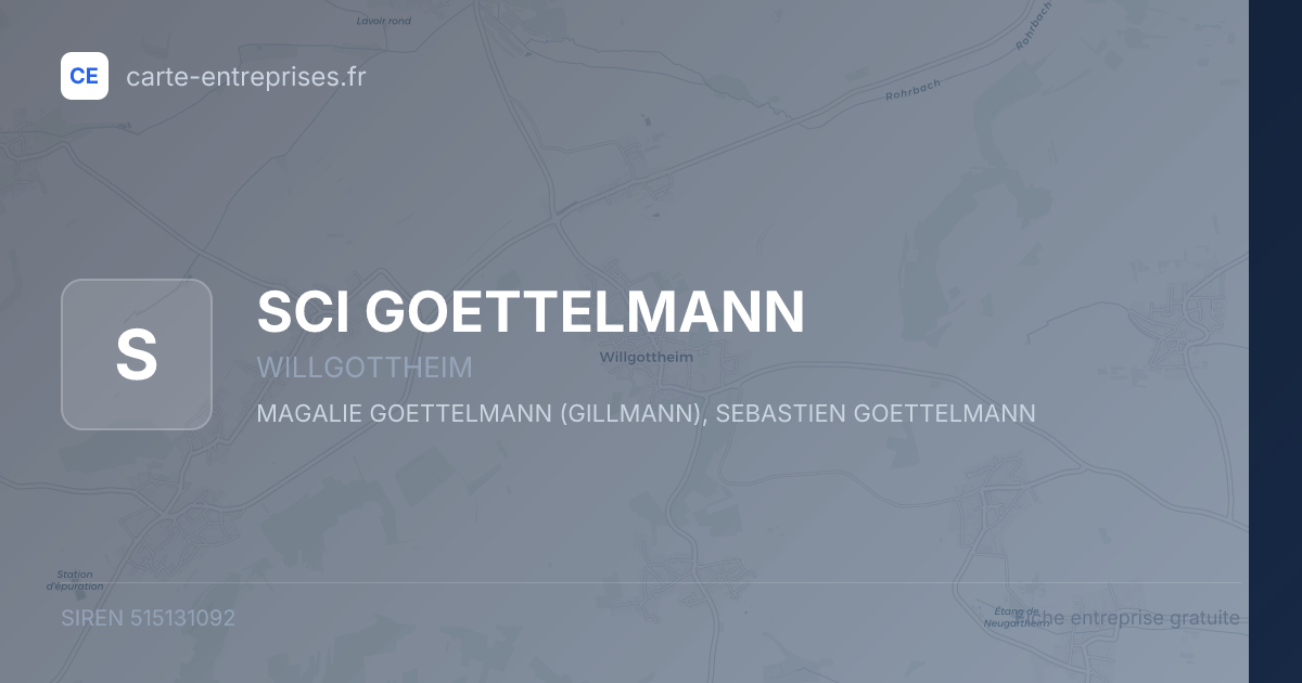 SCI GOETTELMANN — 515131092 — fiche entreprise