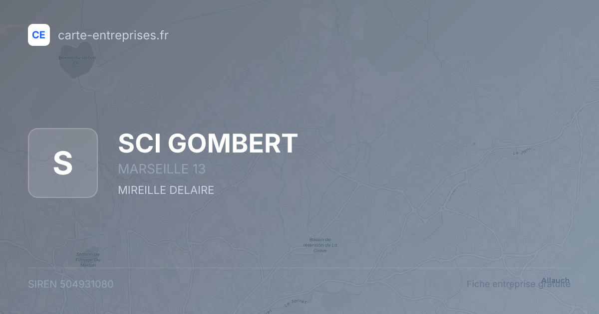 SCI GOMBERT — 504931080 — fiche entreprise