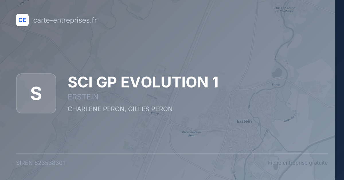 SCI GP EVOLUTION 1 — 823538301 — fiche entreprise