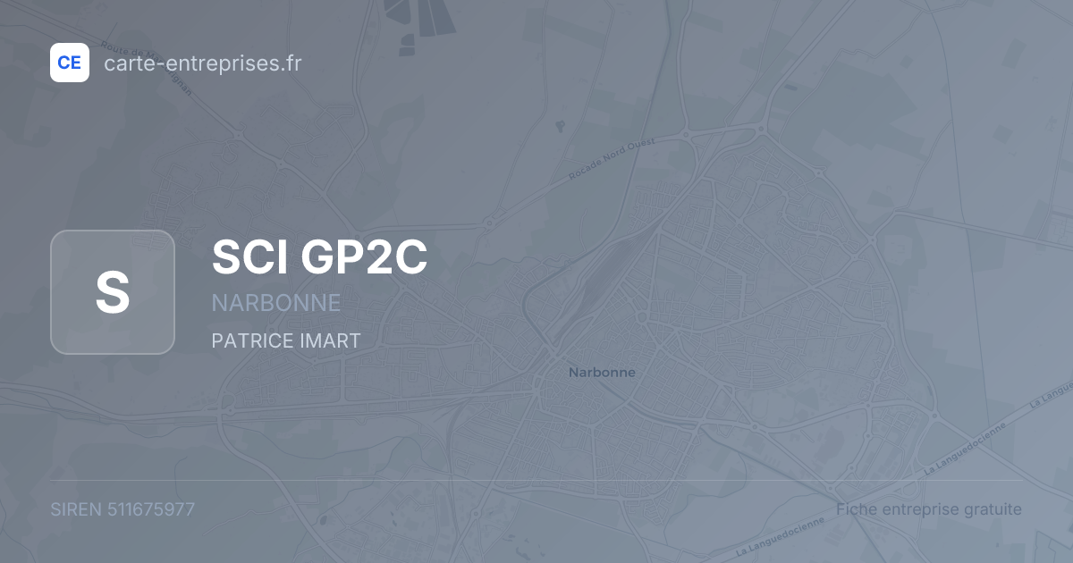 SCI GP2C — 511675977 — fiche entreprise