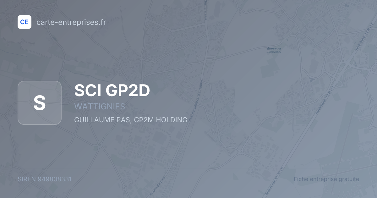 SCI GP2D — 949808331 — fiche entreprise