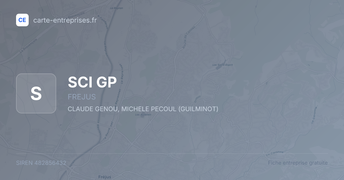 SCI GP — 482856432 — fiche entreprise