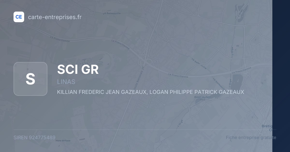 SCI GR — 924775489 — fiche entreprise