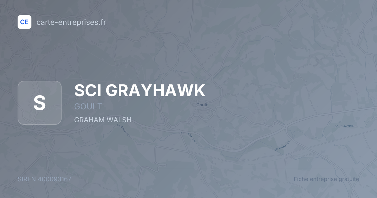 SCI GRAYHAWK — 400093167 — fiche entreprise