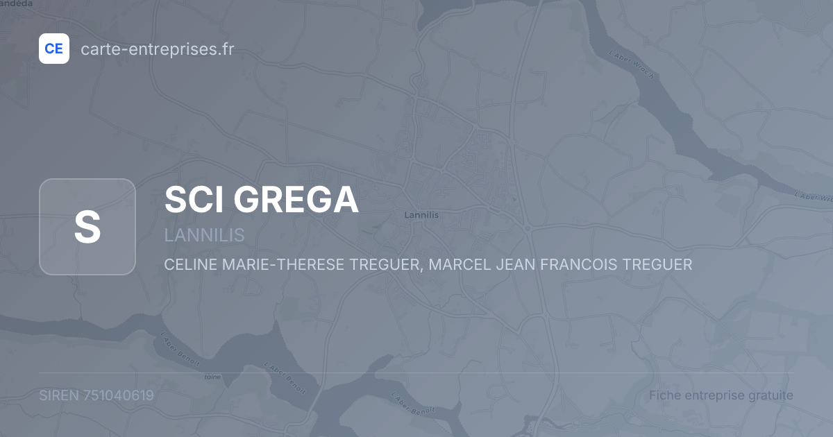 SCI GREGA — 751040619 — fiche entreprise