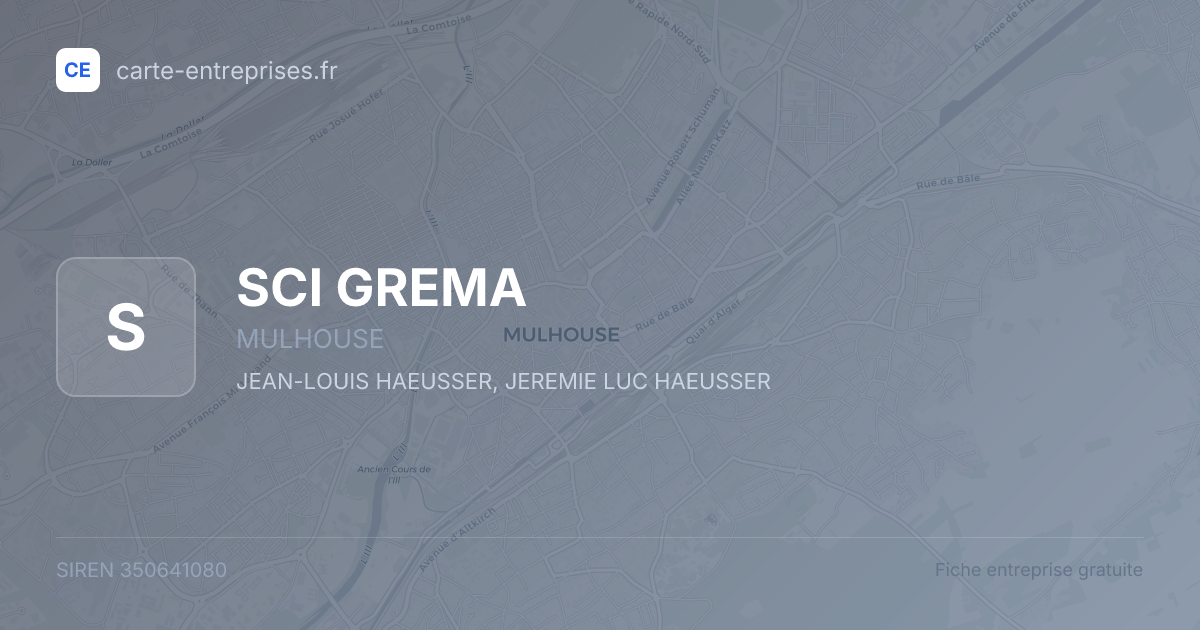 SCI GREMA — 350641080 — fiche entreprise