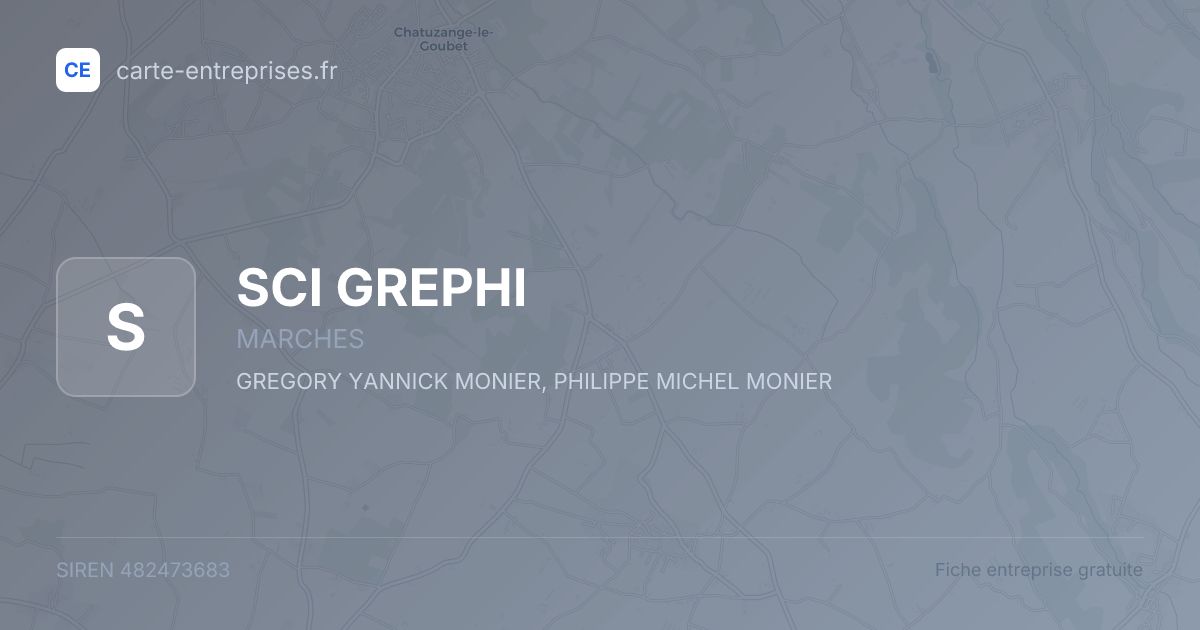 SCI GREPHI — 482473683 — fiche entreprise