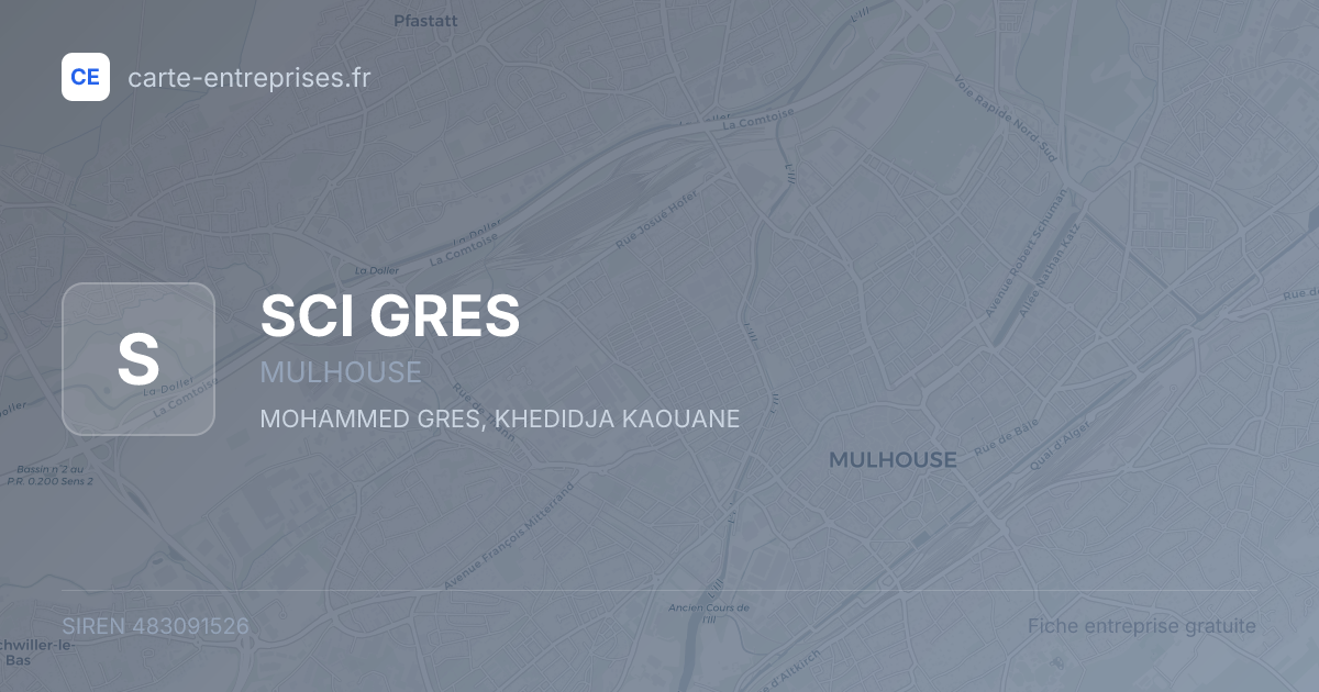 SCI GRES — 483091526 — fiche entreprise