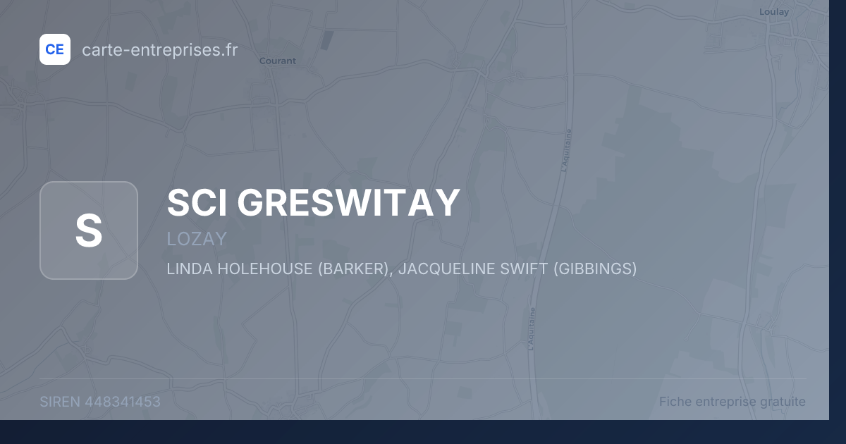 SCI GRESWITAY — 448341453 — fiche entreprise