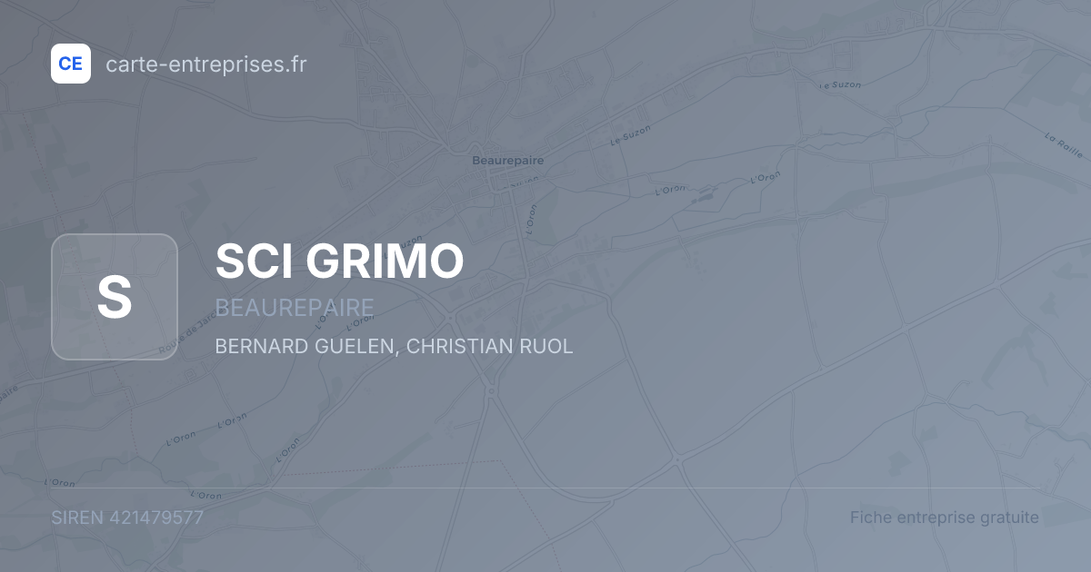 SCI GRIMO — 421479577 — fiche entreprise