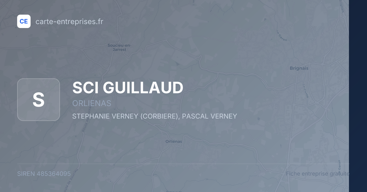 SCI GUILLAUD — 485364095 — fiche entreprise