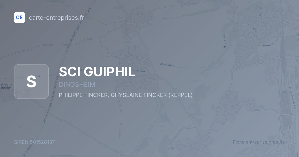 SCI GUIPHIL — 501528137 — fiche entreprise