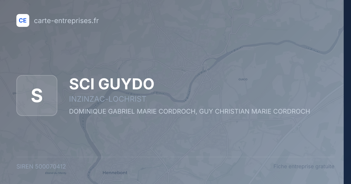 SCI GUYDO — 500070412 — fiche entreprise