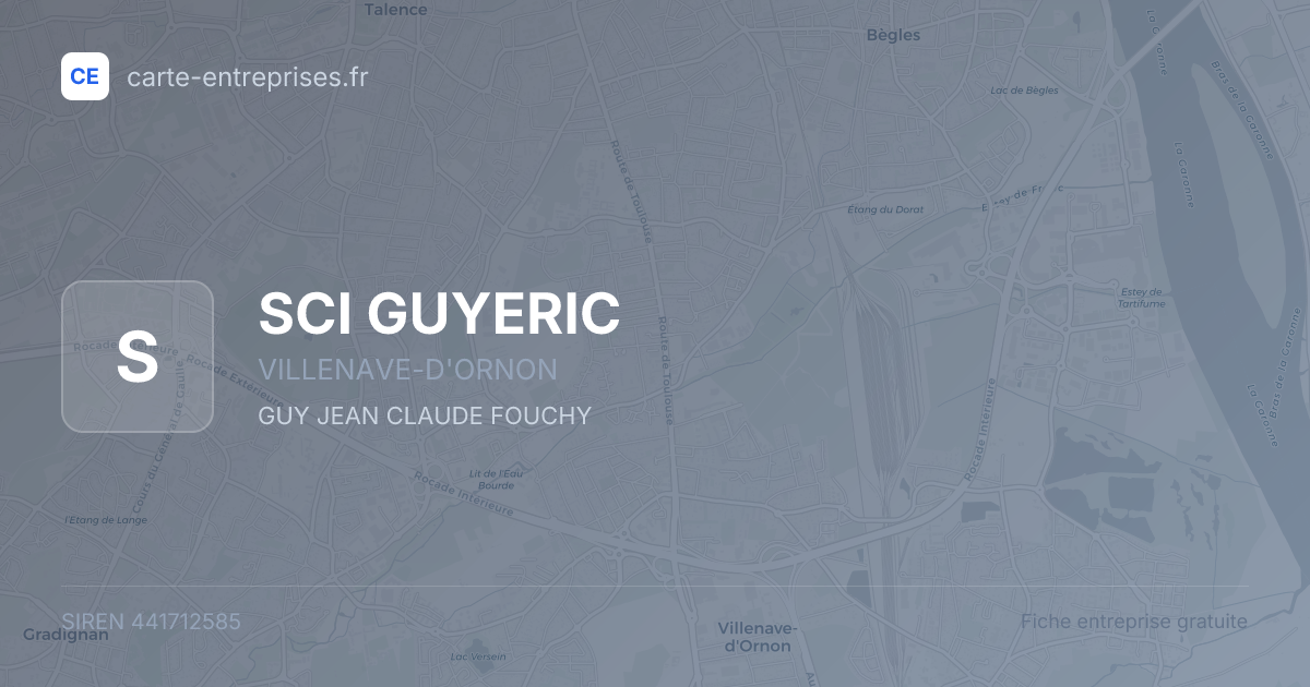 SCI GUYERIC — 441712585 — fiche entreprise