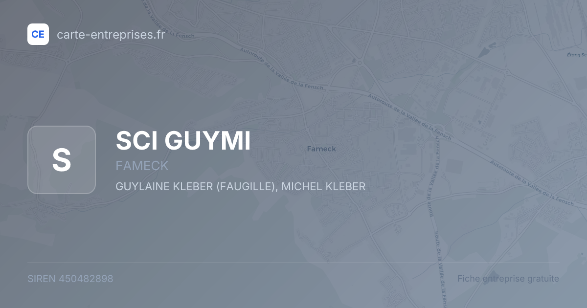SCI GUYMI — 450482898 — fiche entreprise