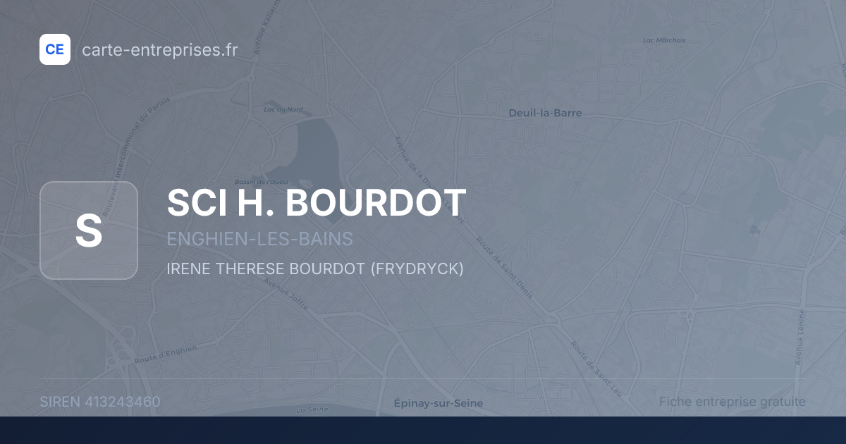 SCI H. BOURDOT — 413243460 — fiche entreprise