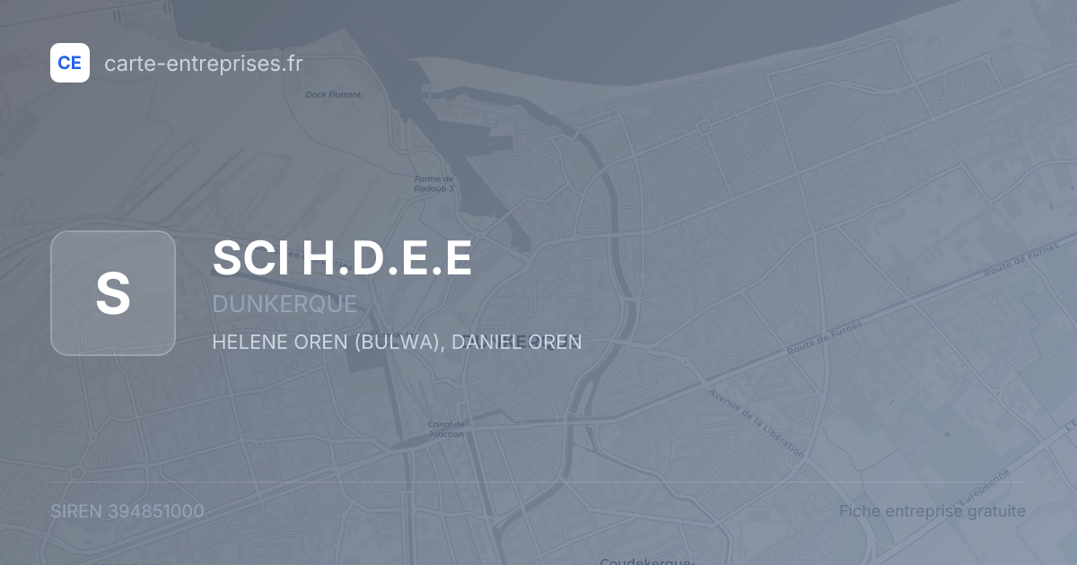 SCI H.D.E.E — 394851000 — fiche entreprise