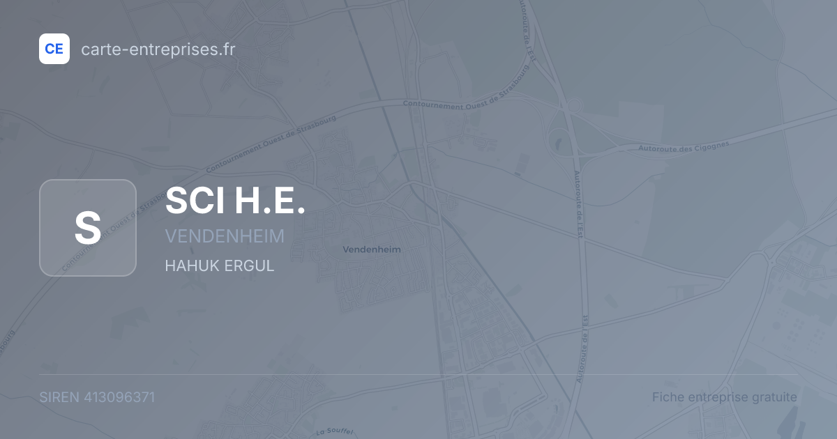 SCI H.E. — 413096371 — fiche entreprise