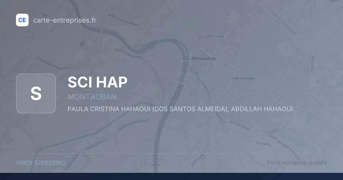 SCI HAP — 528632862 — fiche entreprise