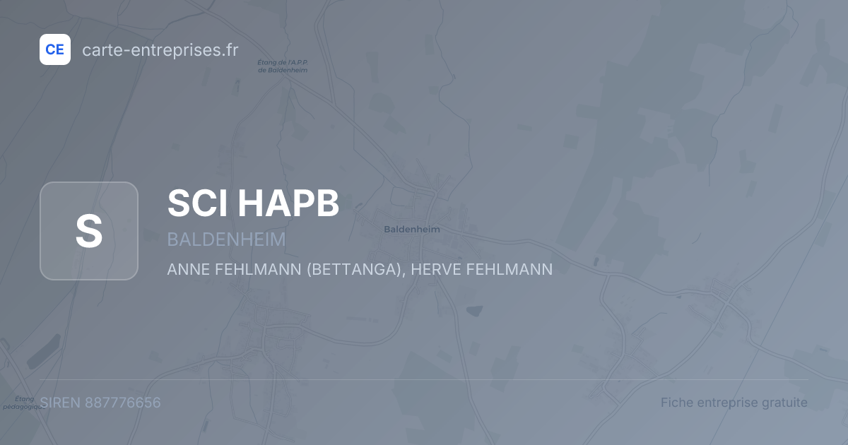 SCI HAPB — 887776656 — fiche entreprise