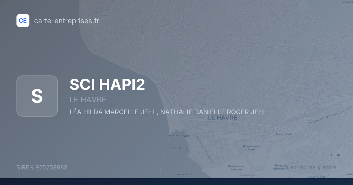 SCI HAPI2 — 925259889 — fiche entreprise