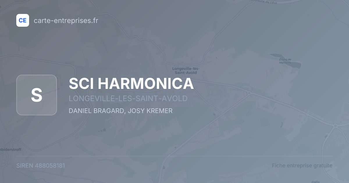 SCI HARMONICA — 488058181 — fiche entreprise