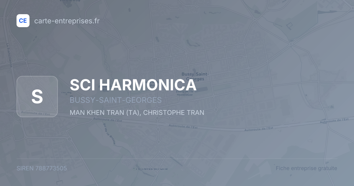 SCI HARMONICA — 788773505 — fiche entreprise
