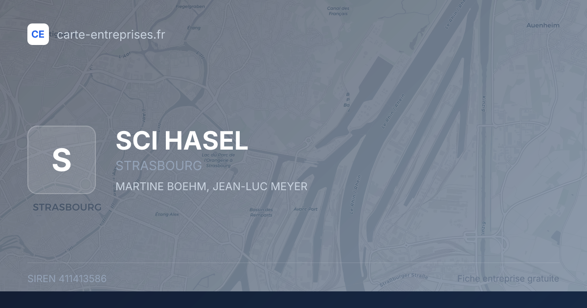 SCI HASEL — 411413586 — fiche entreprise