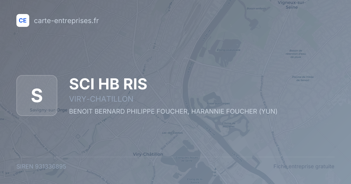 SCI HB RIS — 931336895 — fiche entreprise