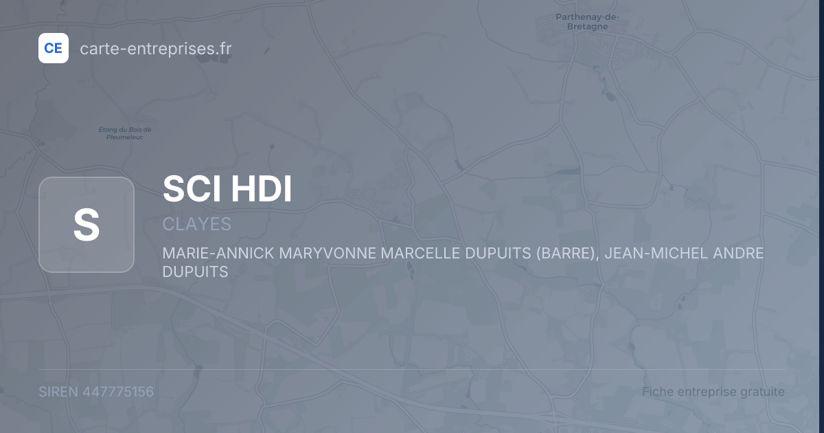 SCI HDI — 447775156 — fiche entreprise