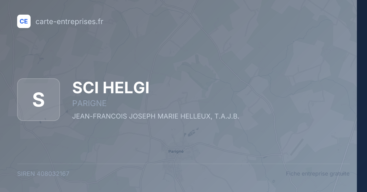 SCI HELGI — 408032167 — fiche entreprise