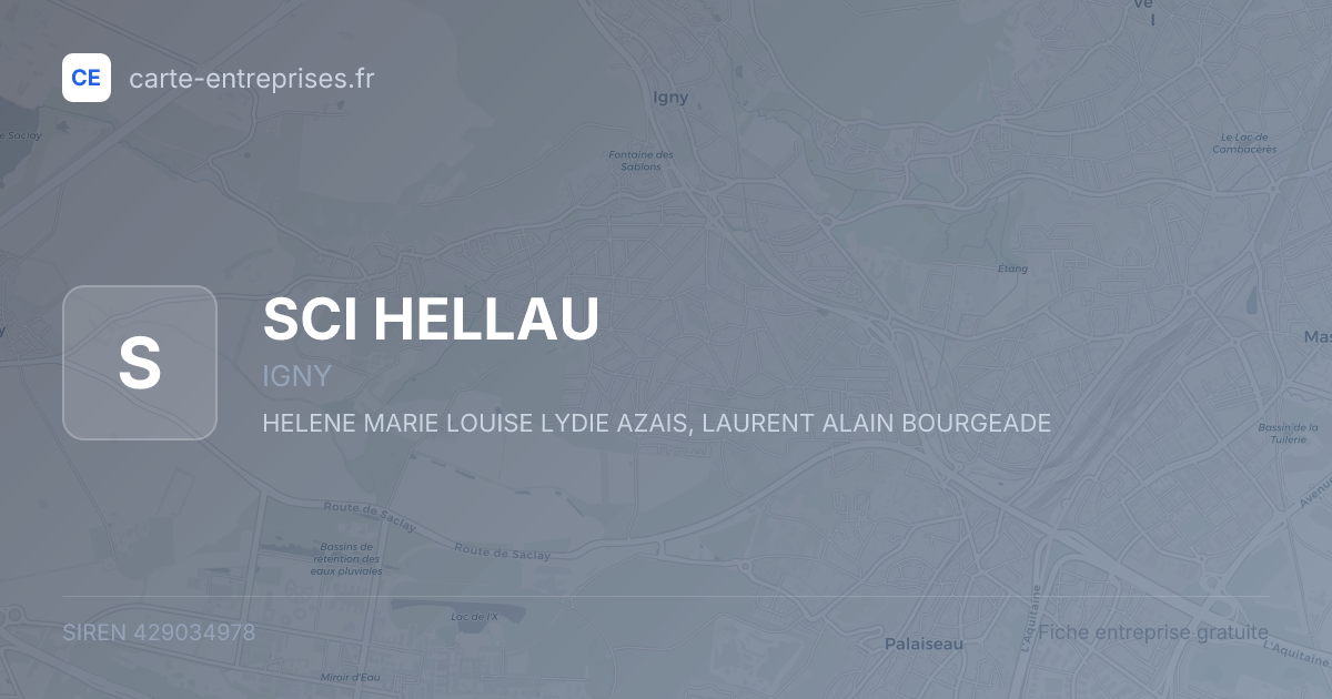 SCI HELLAU — 429034978 — fiche entreprise