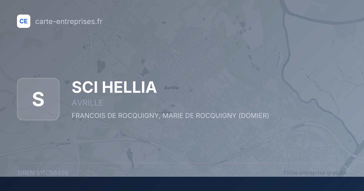 SCI HELLIA — 515056455 — fiche entreprise