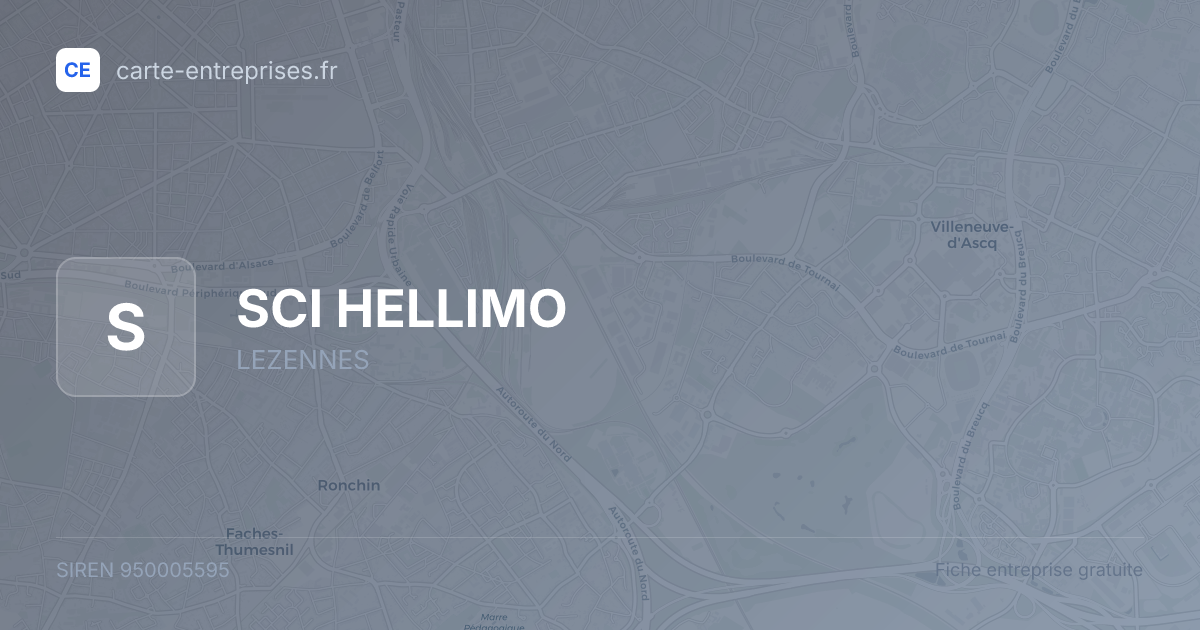 SCI HELLIMO — 950005595 — fiche entreprise