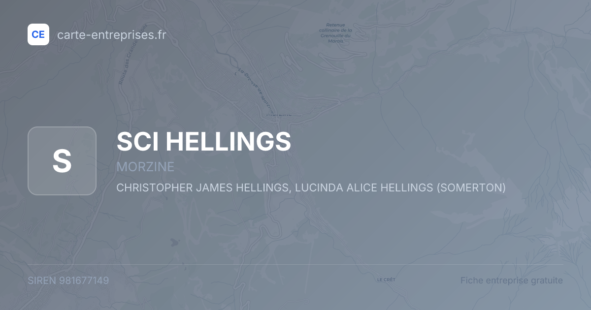 SCI HELLINGS — 981677149 — fiche entreprise