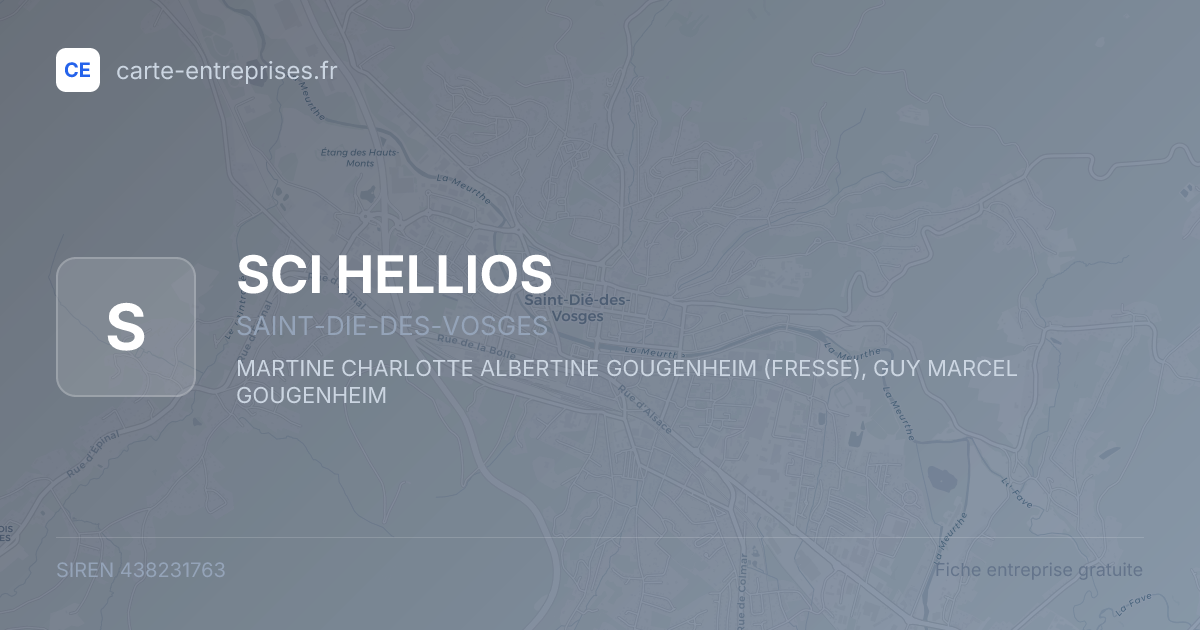 SCI HELLIOS — 438231763 — fiche entreprise